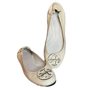 Tory Burch Cream Flats